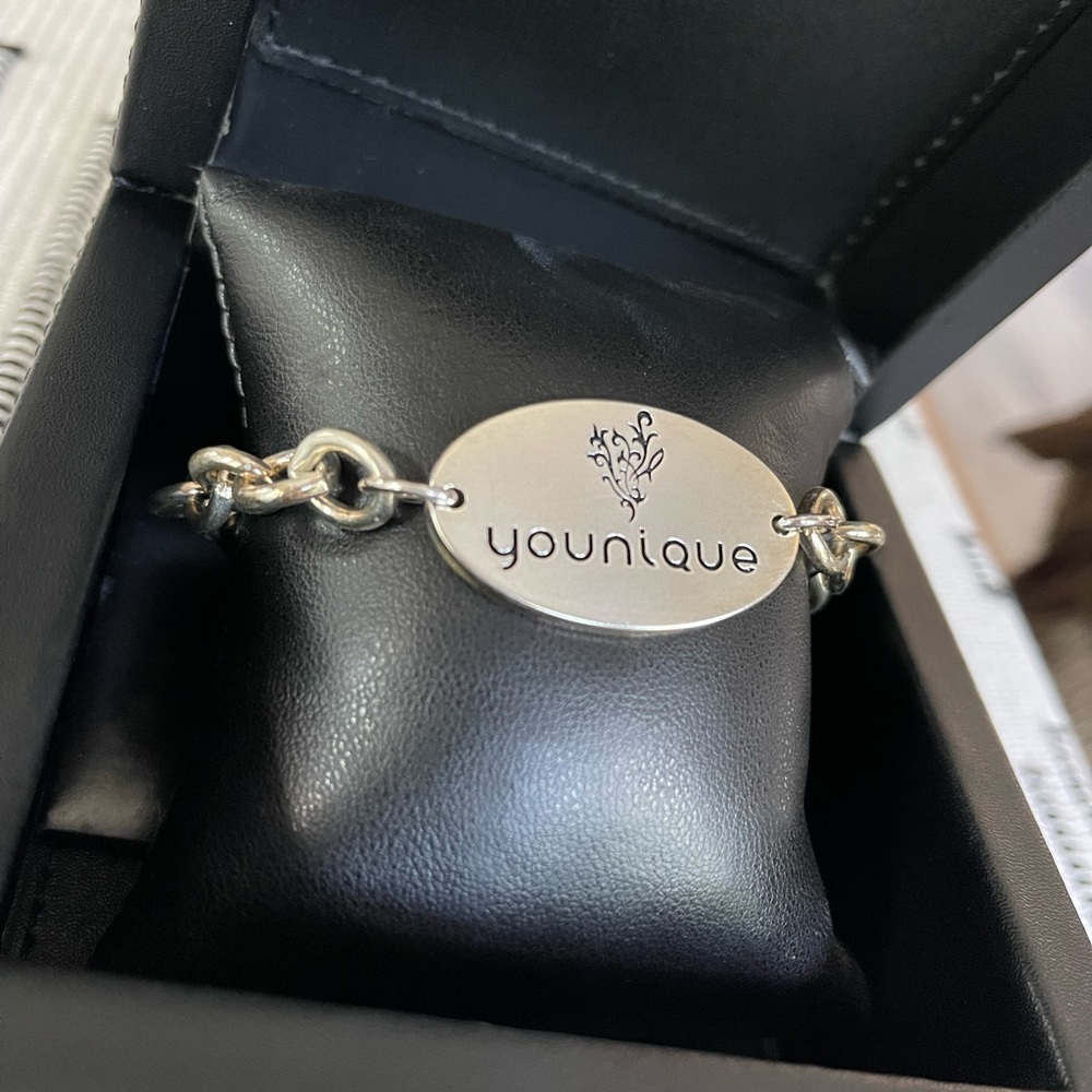 Younique bracelet in display case